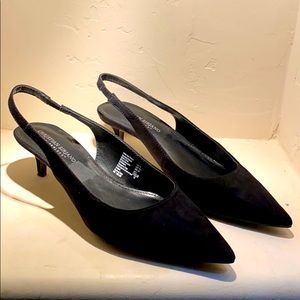 Kitten heel sling back sz 9